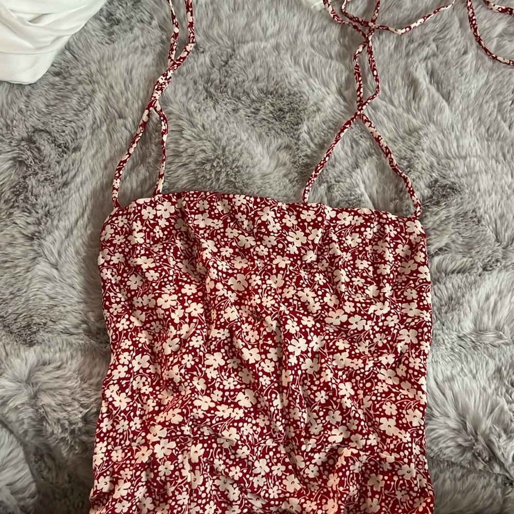 Reformation Mini Dress in Amaro sz 2